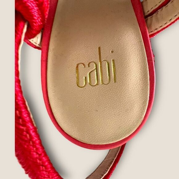 Cabo Red rope tiptoes sandals size 7 - Picture 6 of 7